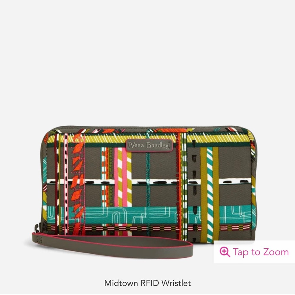 NWT Vera Bradley Midtown RFID Wristlet